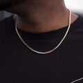 Franco Chain in Rose Gold - 3mm