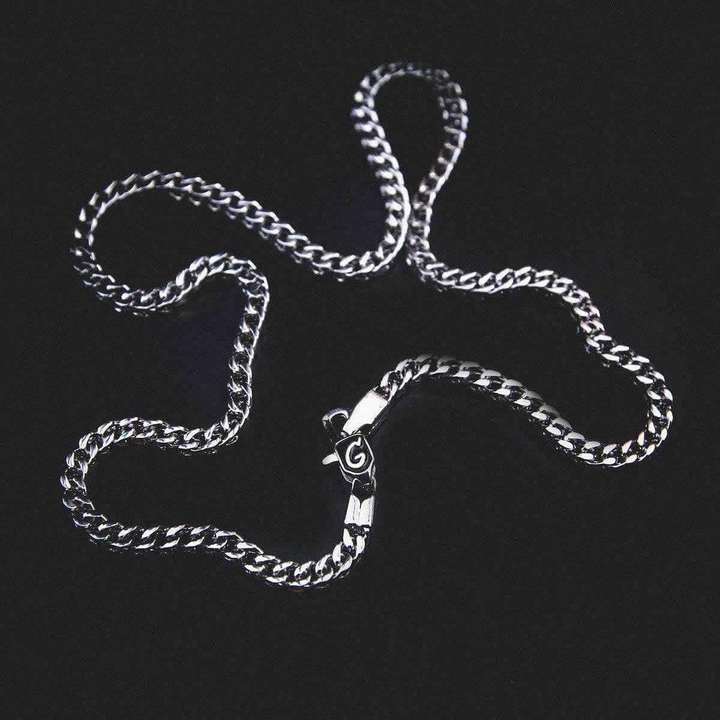 Franco Chain in White Gold - 3mm