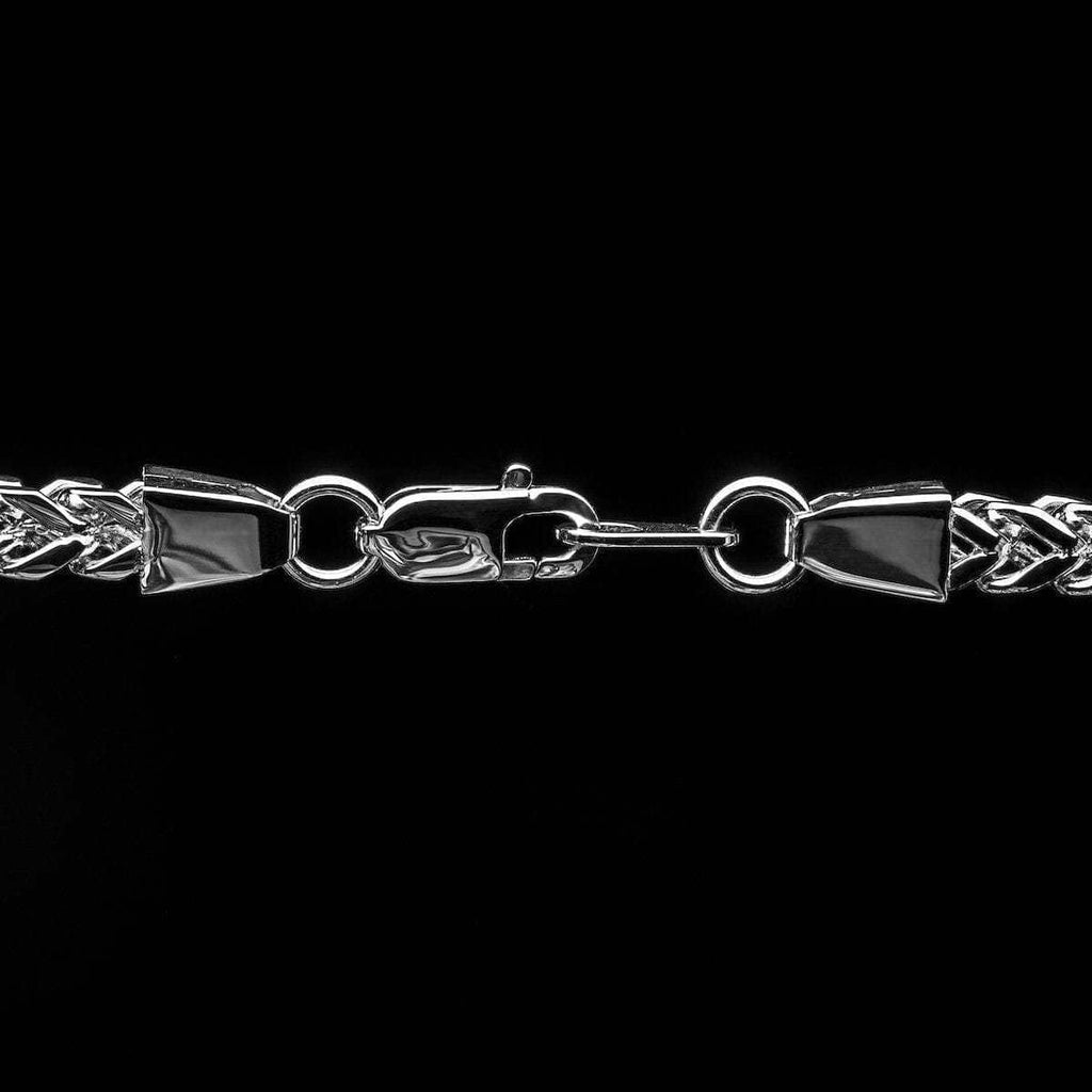 Franco Chain in White Gold - 3mm