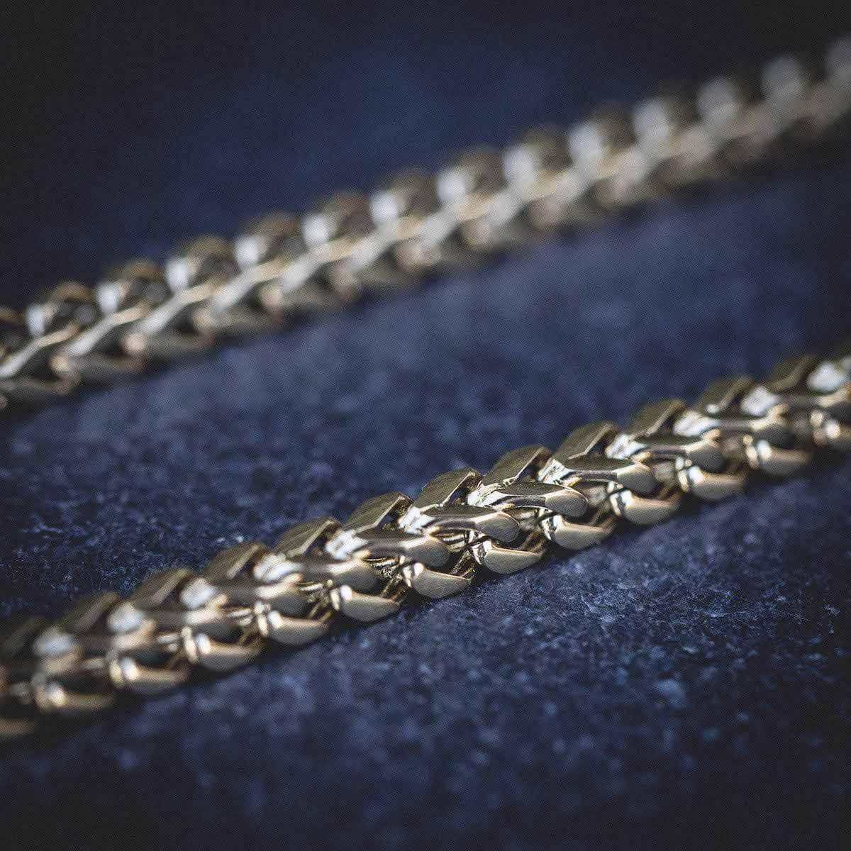 Franco Chain in Yellow Gold - 4mm