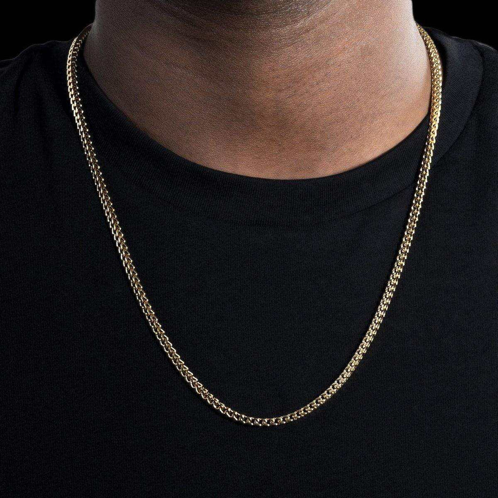 Franco Chain in Yellow Gold - 4mm