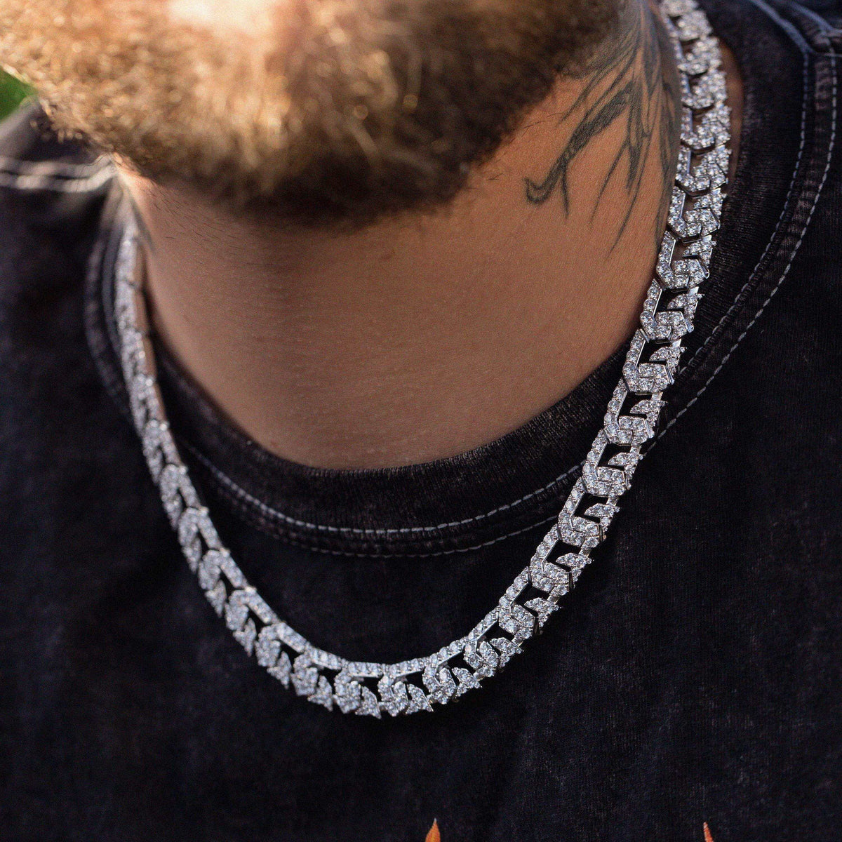 G-Link Chain in White Gold