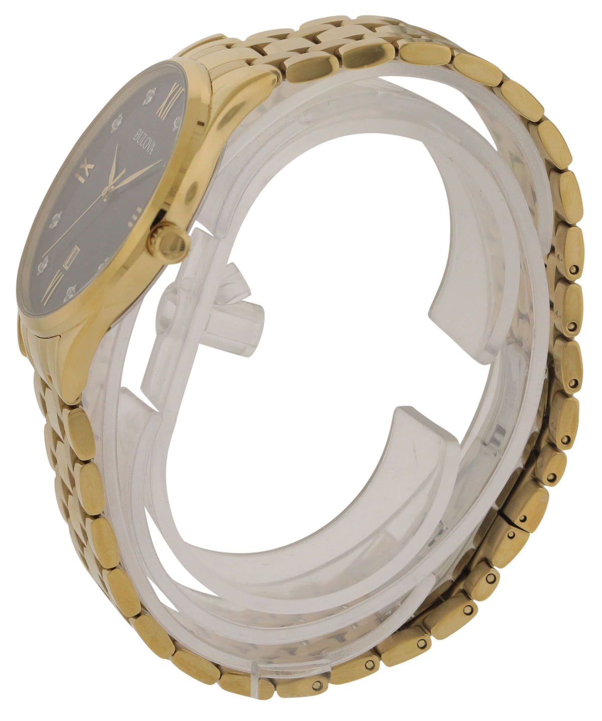 Bulova Gold-Tone Stainless Steel Mens Watch