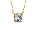 Floating Gemstone Necklace