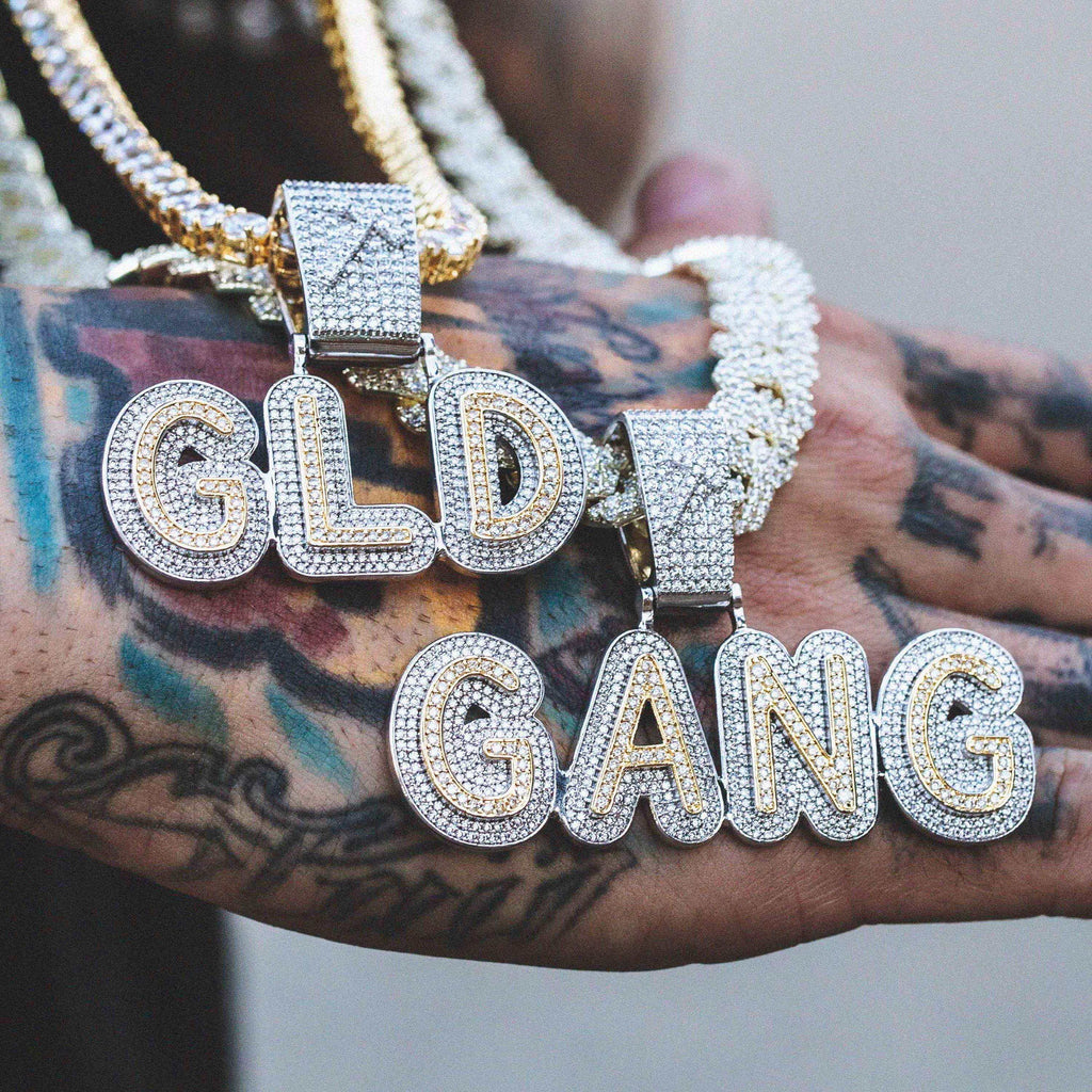 GLD's Name Plate 2-Tone Custom Layered Font