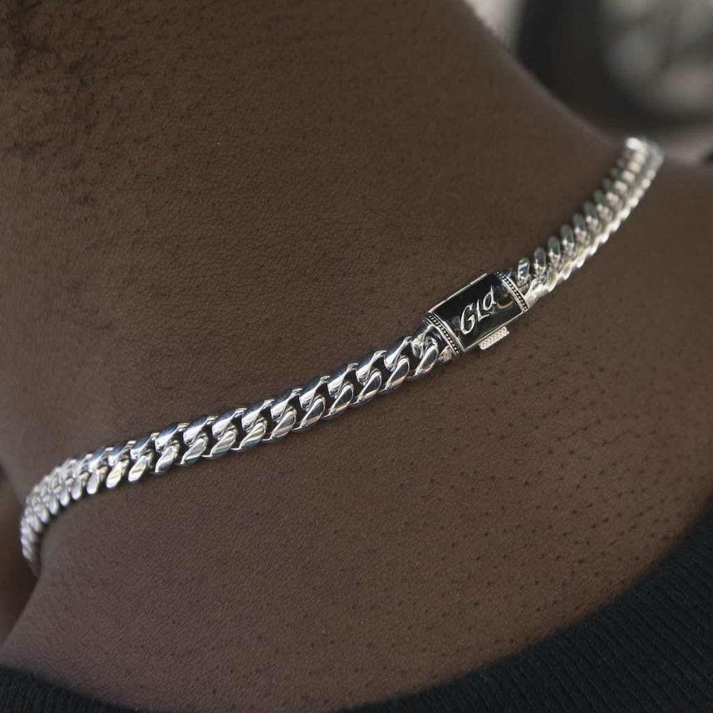 Solid White Gold GLD Signature Miami Cuban (6mm)