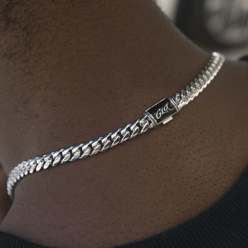 Miami Cuban in White Gold - 6mm