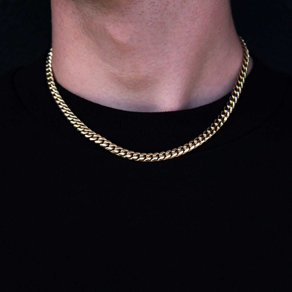 Miami Cuban in Yellow Gold- 6mm