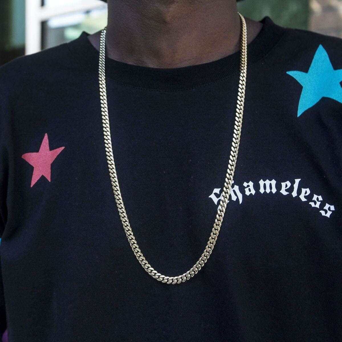 Miami Cuban in Yellow Gold- 6mm