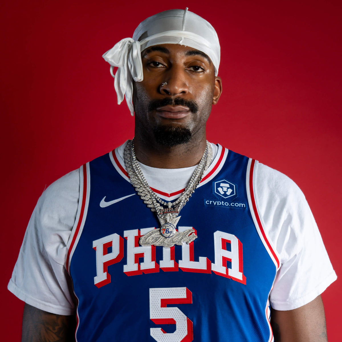 Philadelphia 76ers Official NBA Logo Pendant