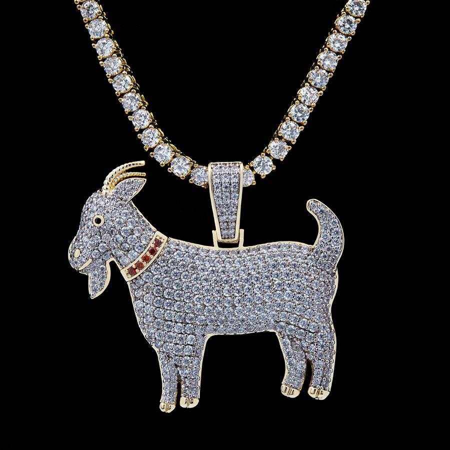 GOAT Pendant in Yellow Gold