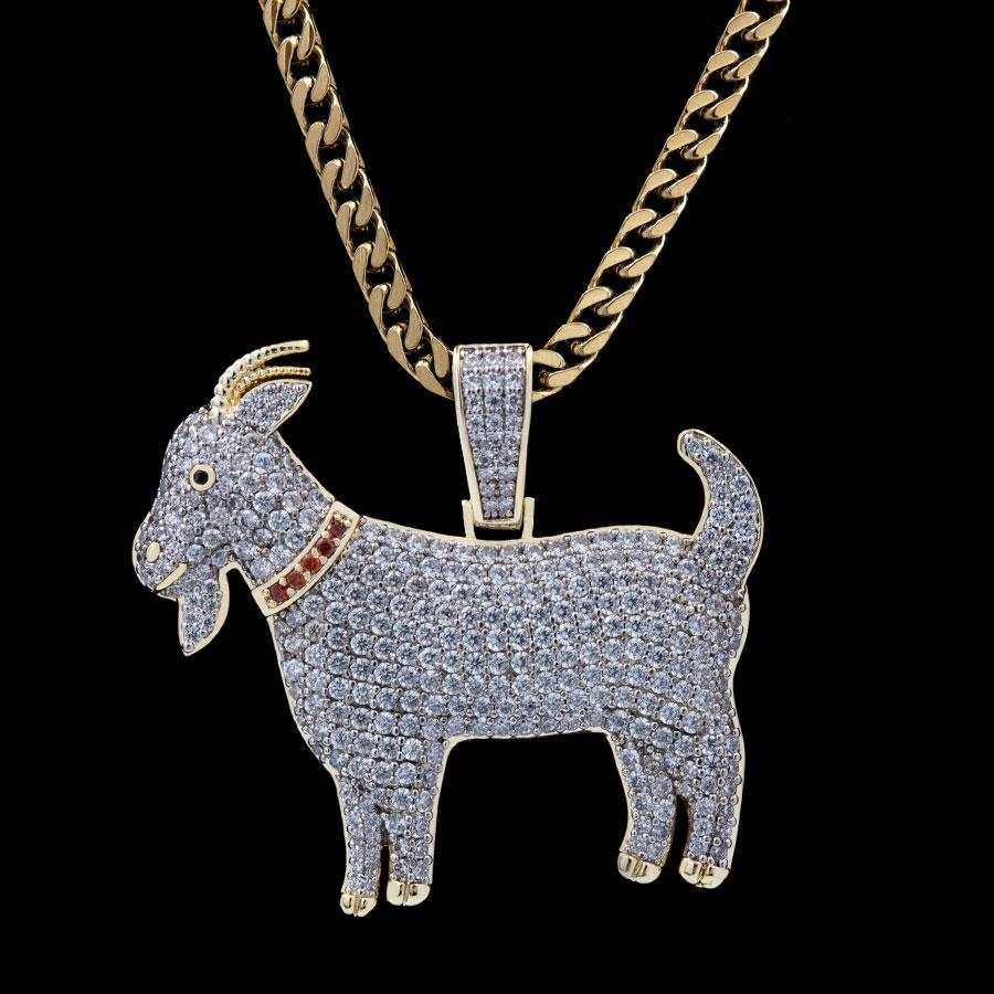 GOAT Pendant in Yellow Gold