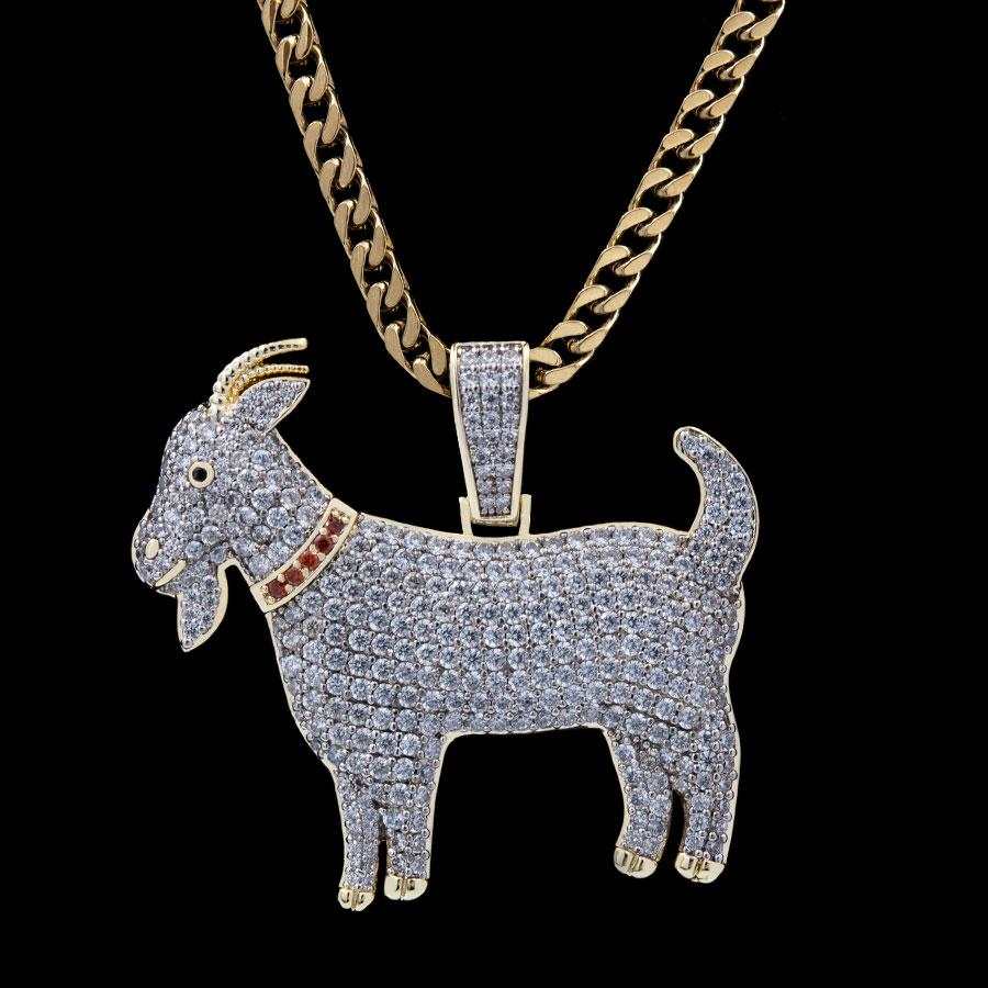 GOAT Pendant in Yellow Gold