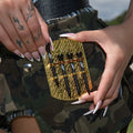 Golf Tee Belt Holder Accessory in Yellow Gold