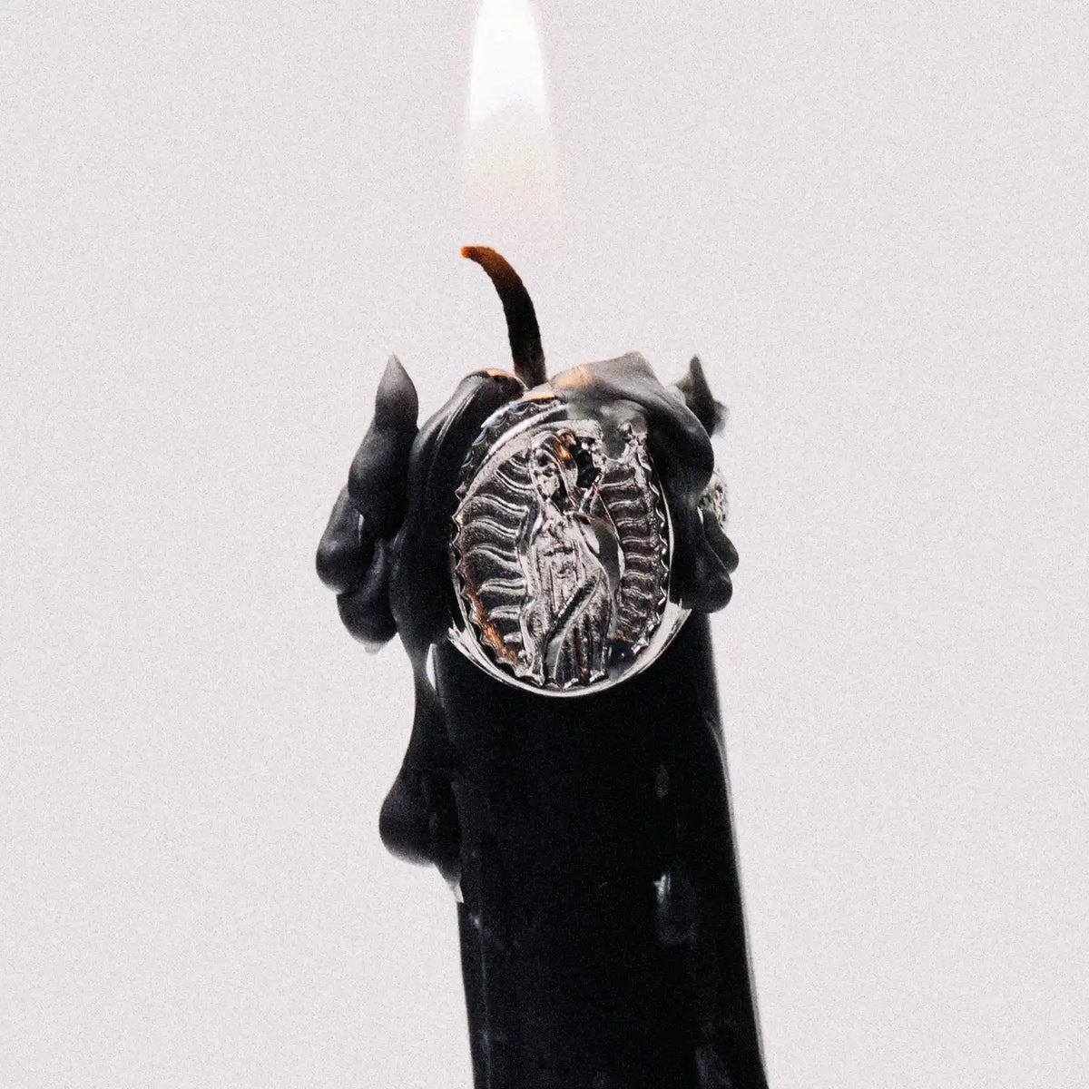 SANTA MUERTE SIGNET RING