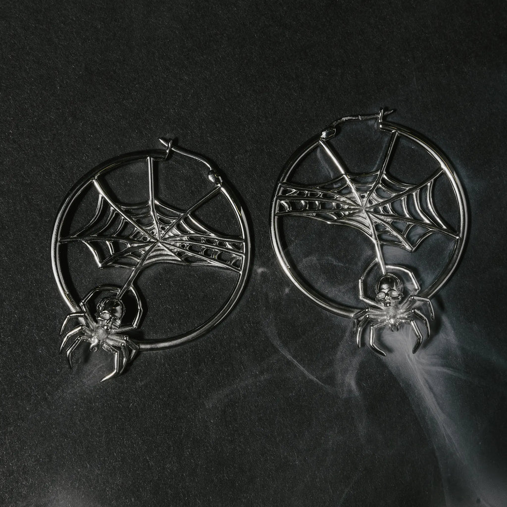 SPIDER HOOP EARRING
