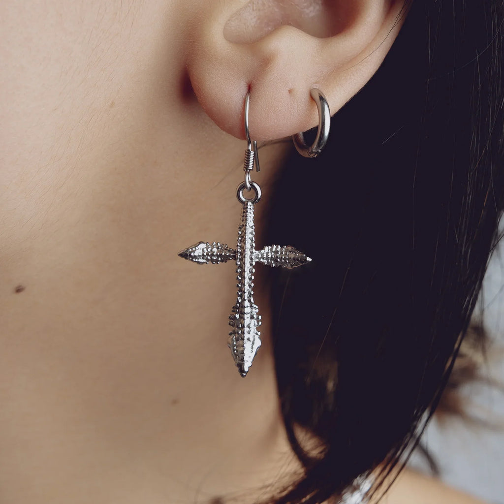 VERTECROSS DANGLE EARRING