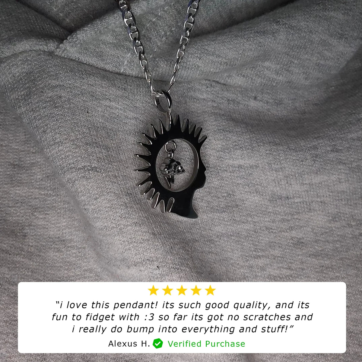 HEAD IN THE CLOUDS PENDANT