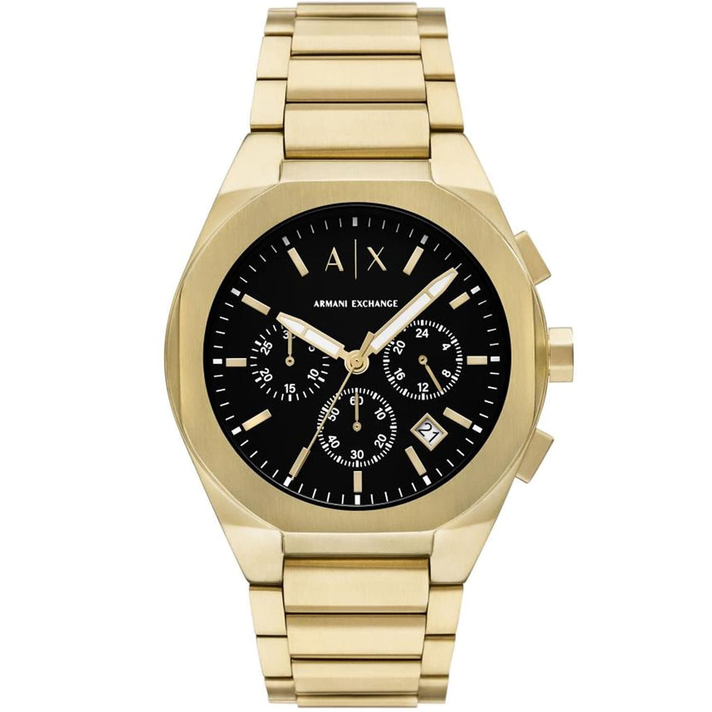 Armani Exchange Men's Rafael Black Dial Watch