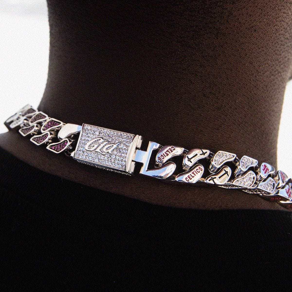 Houston Rockets Colored Cuban Chain