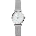 Fossil Women's Carlie White MOP Dial Watch