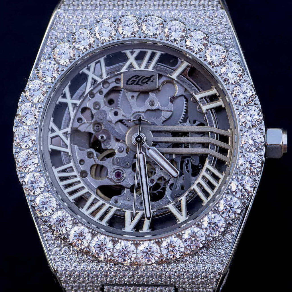 42MM Iced Alpha Era® Luminous Skeleton 316