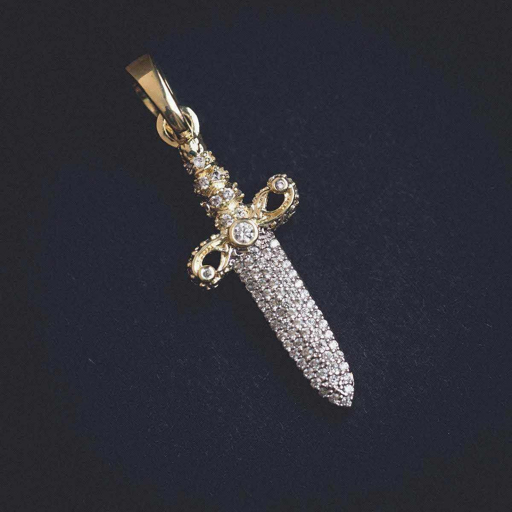 Iced Knife Pendant