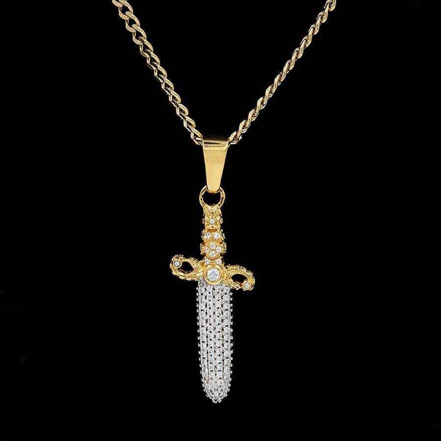 Iced Knife Pendant
