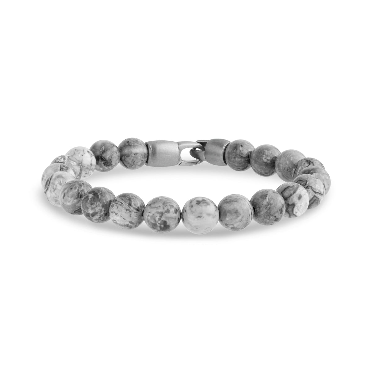 Grey Jasper Stone Bracelet