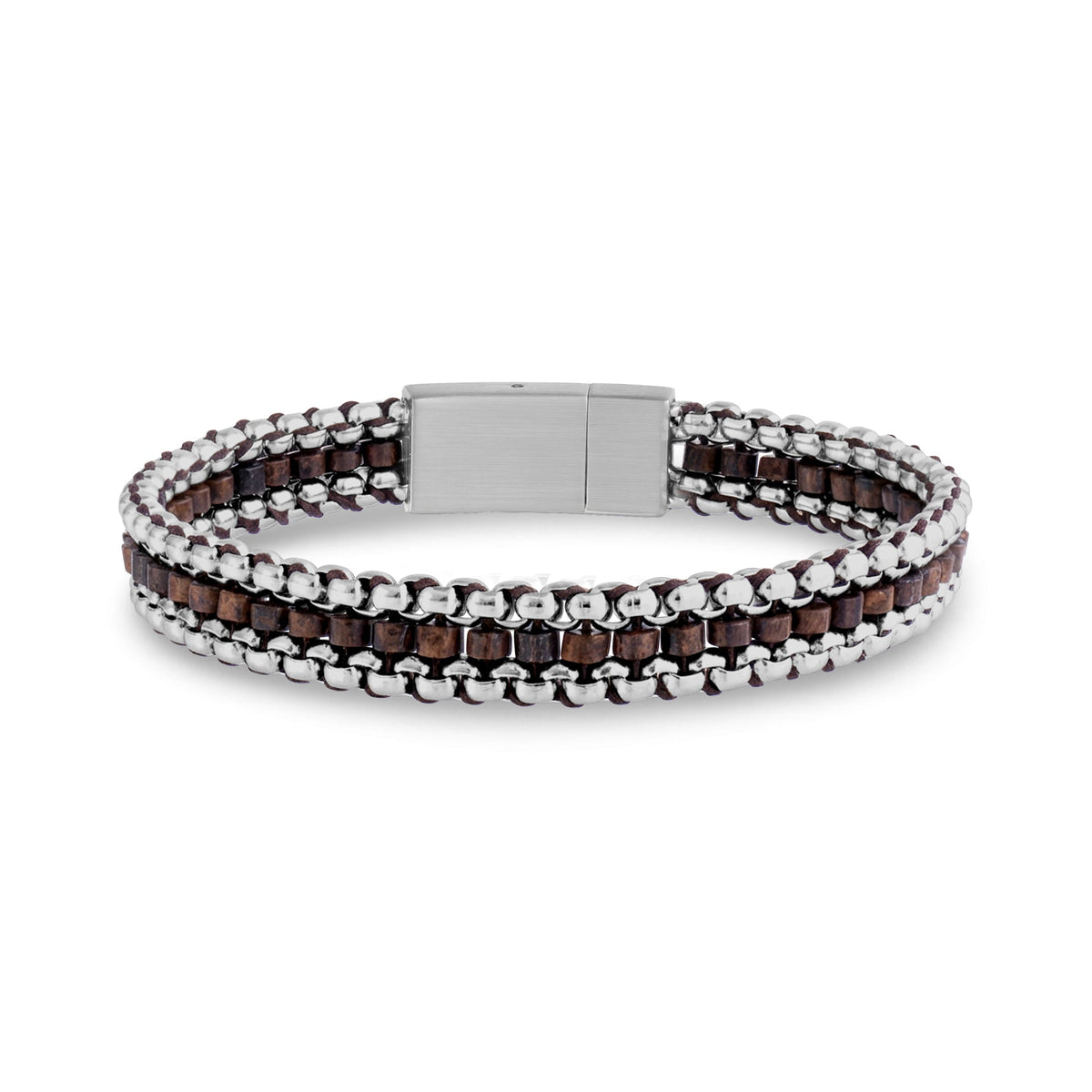 Tethered Bronzite Beaded Bracelet