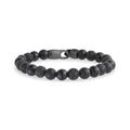 Matte and Shiny Onyx Bracelet