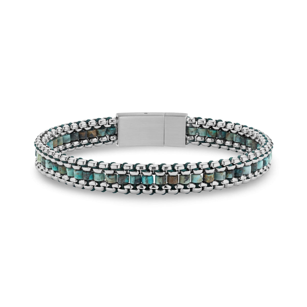 Tethered African Turquoise Bracelet
