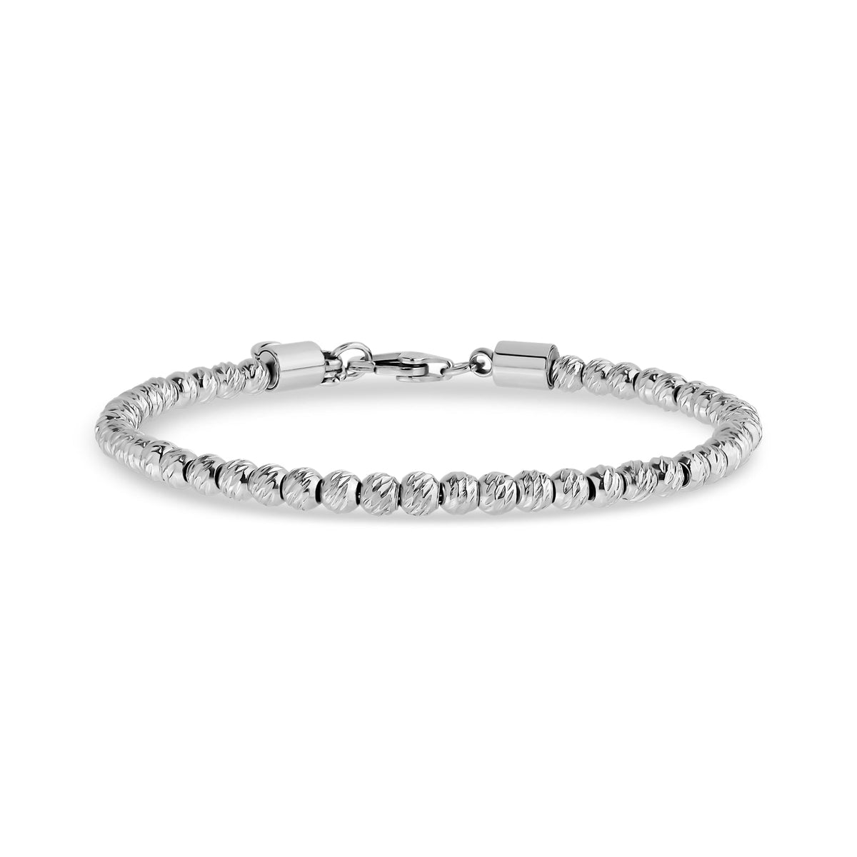 Diamond Cut Beaded Bracelet