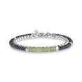 Double Row Cyan Bracelet
