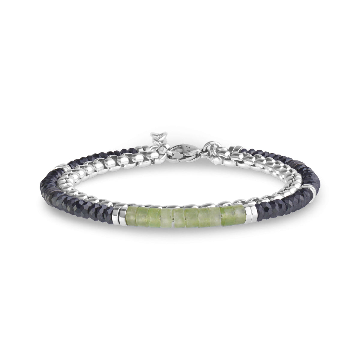 Double Row Cyan Bracelet