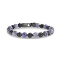 8mm Iolite Bead Bracelet