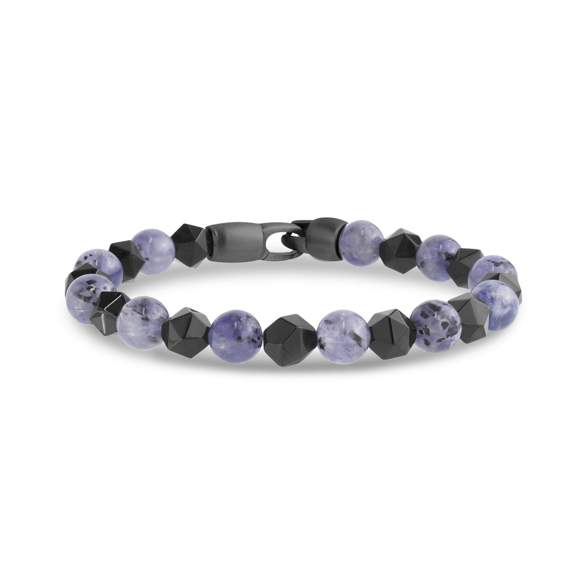 8mm Iolite Bead Bracelet