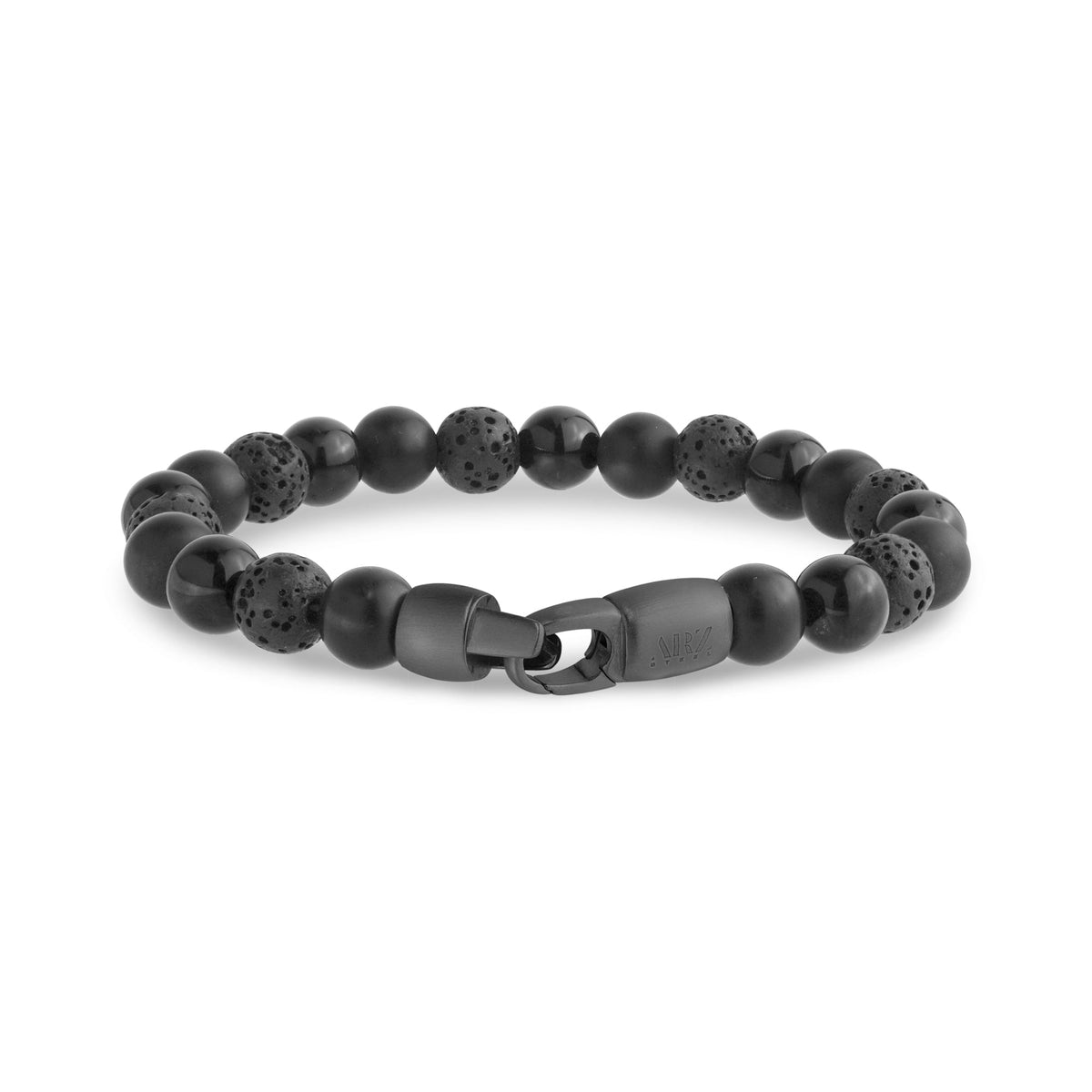 Matte and Shiny Onyx Bracelet