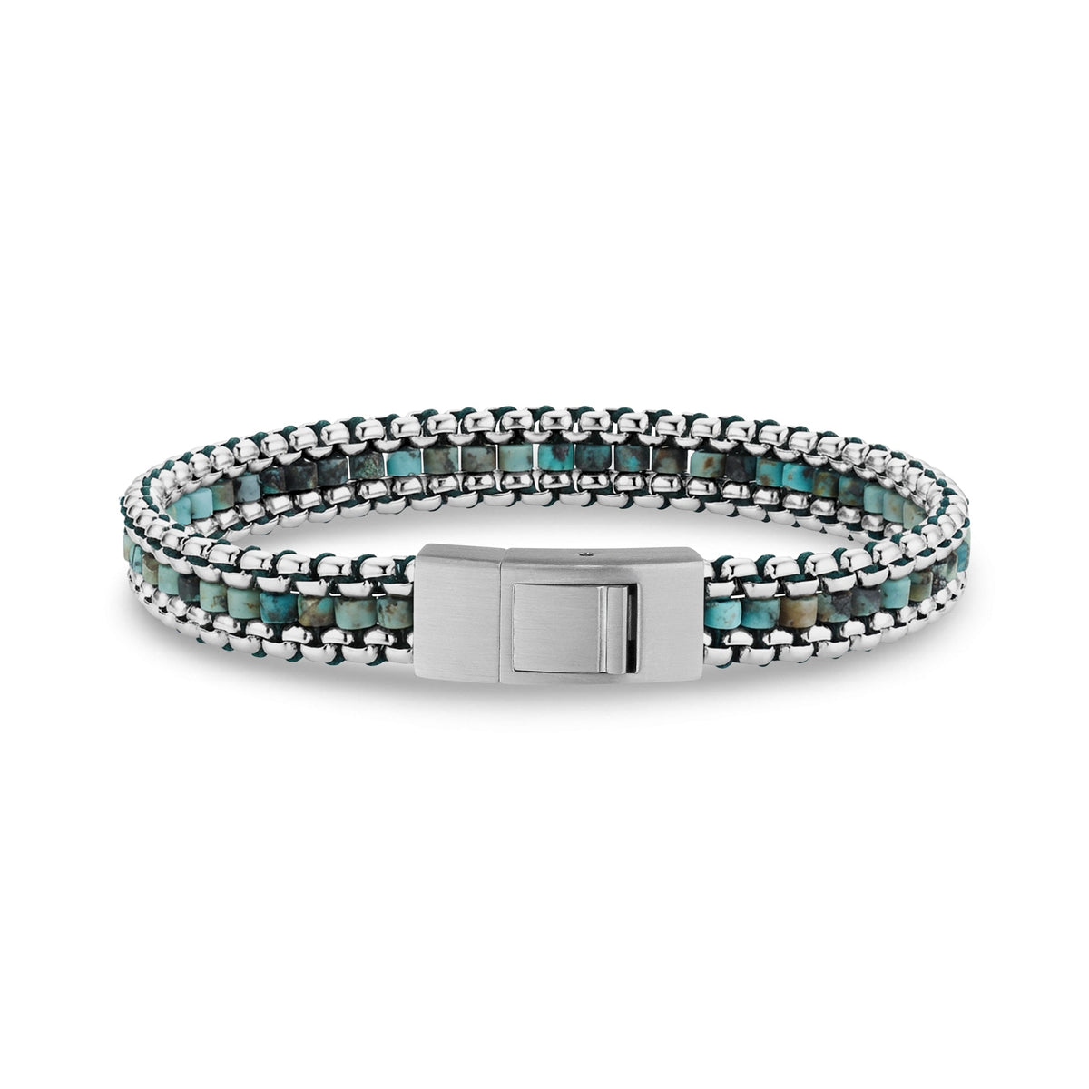 Tethered African Turquoise Bracelet