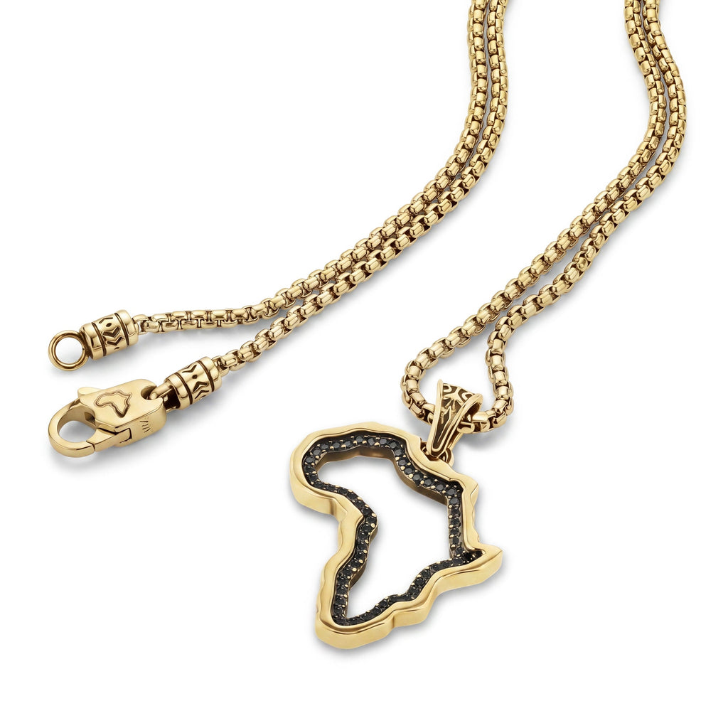 Africa Map Pendant
