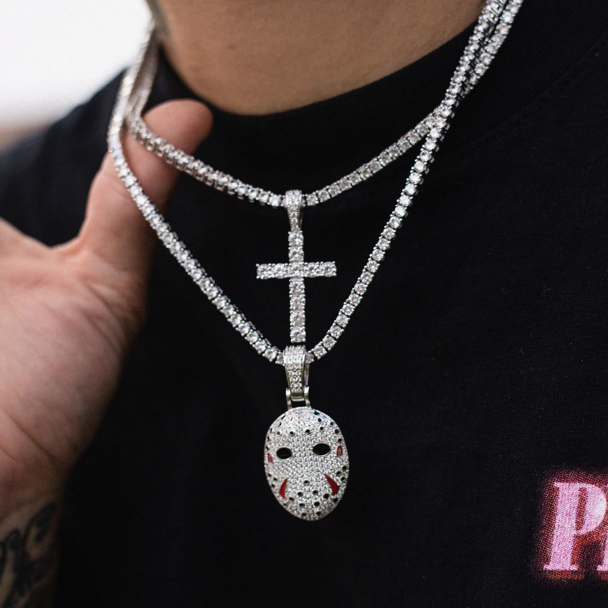 Choose 2 Chains + 2 Pendants - White Gold