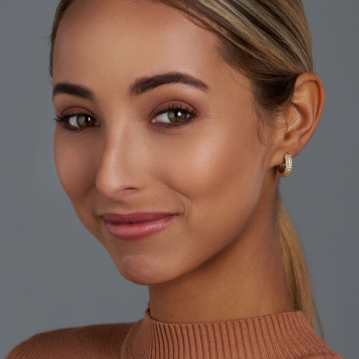 Eternity Earrings (Gold)