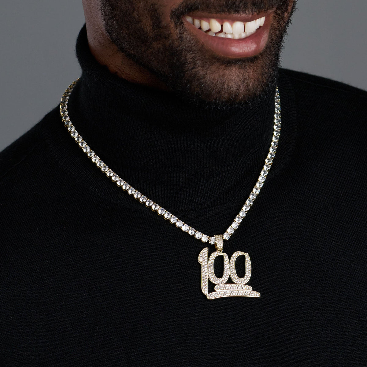 100 Pendant (Gold)