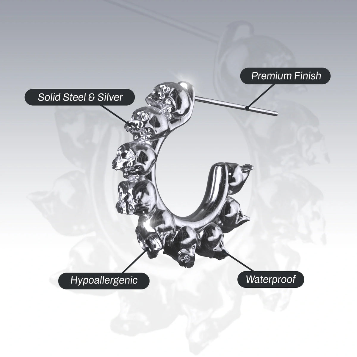 10 STAGES OF ADDICTION EARRING