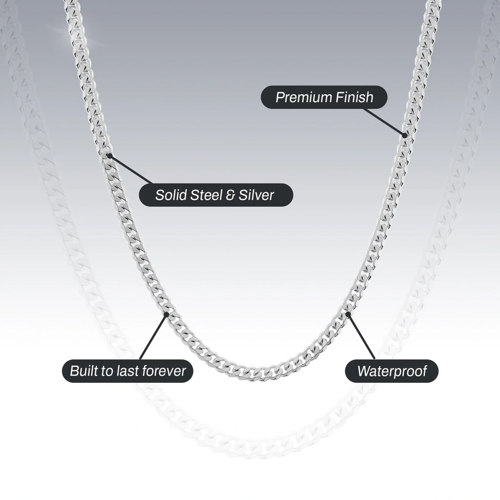 STERLING SILVER CURB CHAIN