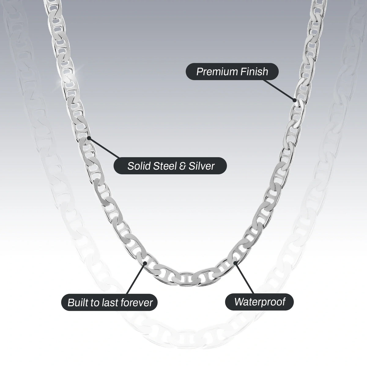STAINLESS STEEL MARINER CHAIN