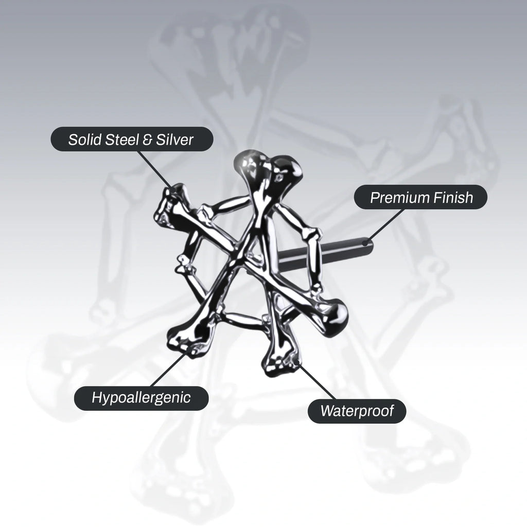 ANARCHY BONE EARRING