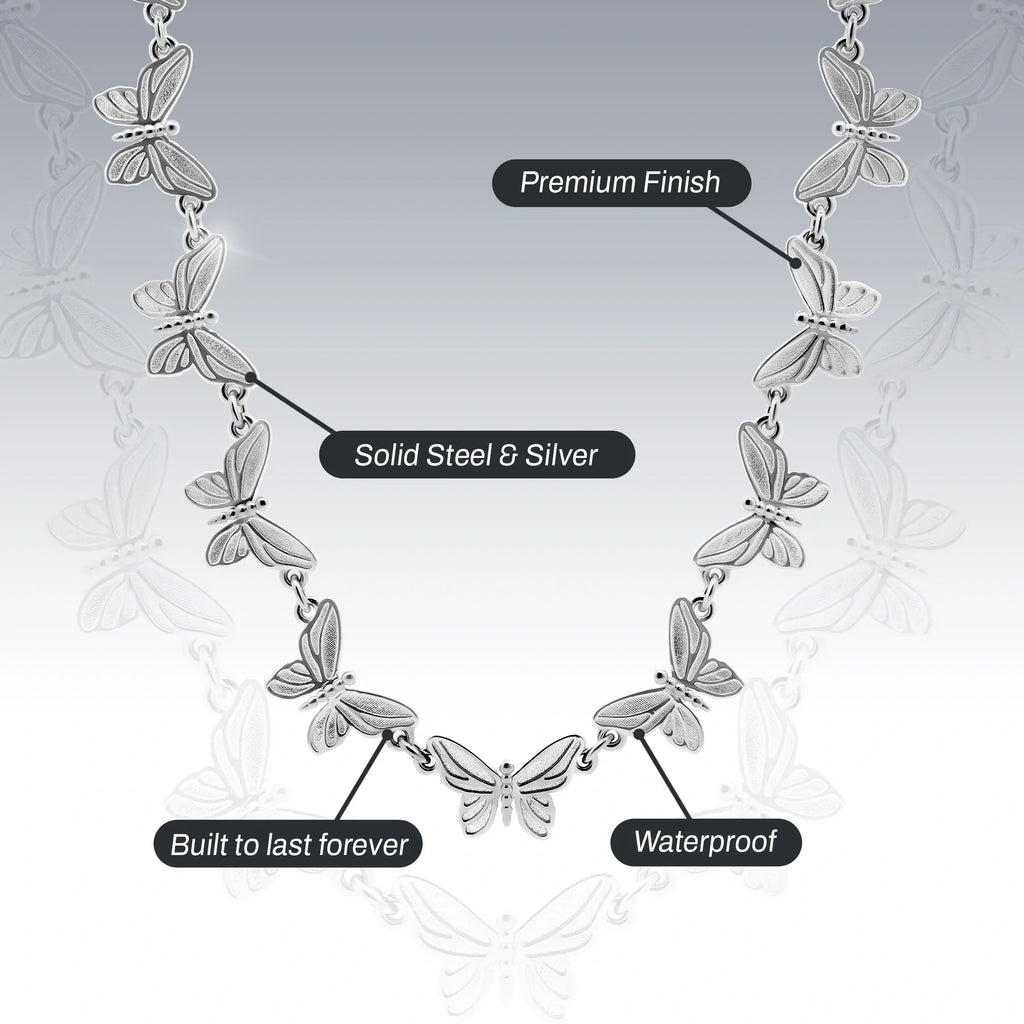 BUTTERFLY NECKLACE (ADJUSTABLE)