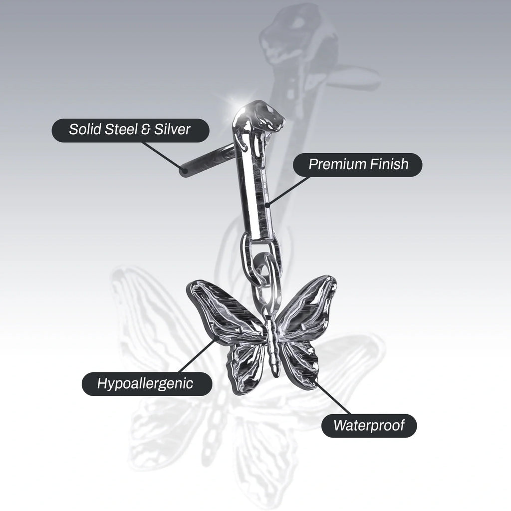 BUTTERFLY EARRING (DANGLE)