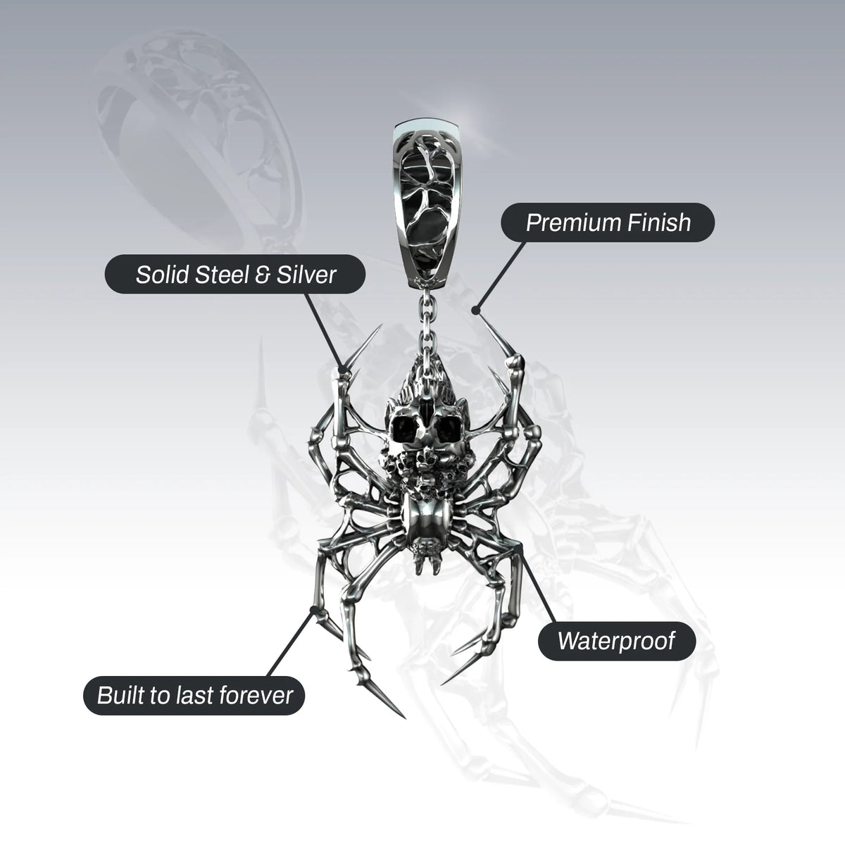 CATACOMBS SPIDER PENDANT